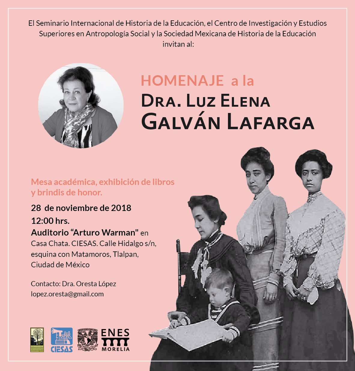 Homenaje a la Dra. Luz Elena Galván Lafarga